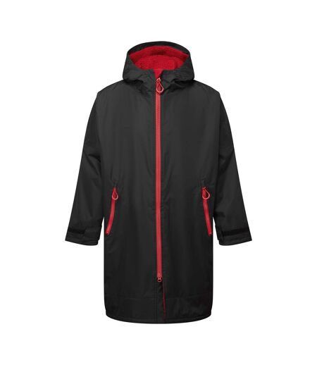 Peignoir À Langer Imperméable Adulte Noir Rouge TriDri