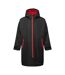 Peignoir À Langer Imperméable Adulte Noir Rouge TriDri-1