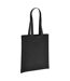 Sac de courses taille unique noir Brand Lab