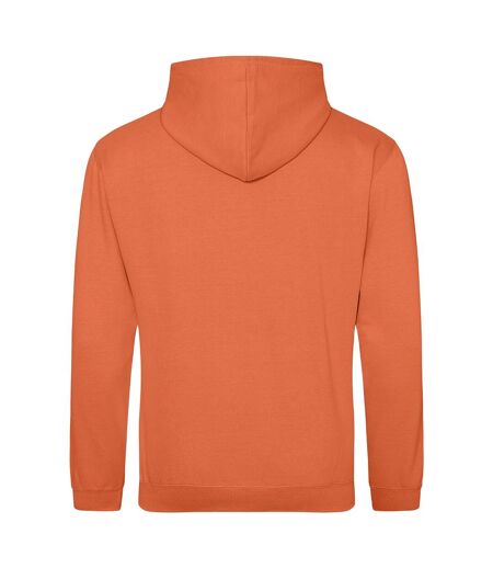 Sweat à capuche college adulte orange Awdis