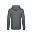 Mens King Hooded Sweater Gris Moyen Chiné B&C-2