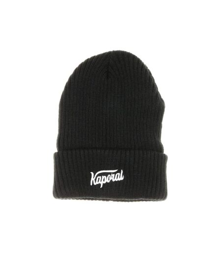 Bonnet Noir Homme Kaporal Faris - Taille unique