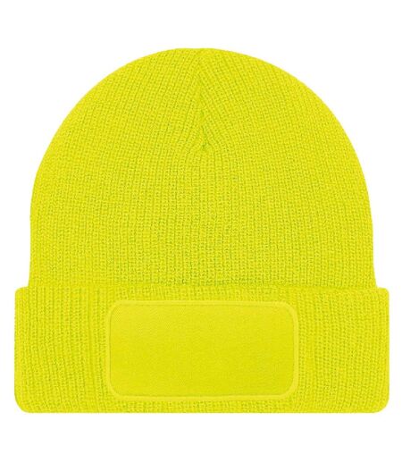 Bonnet Printer Unisexe Pour Adultes Thinsulate Jaune Fluo Beechfield