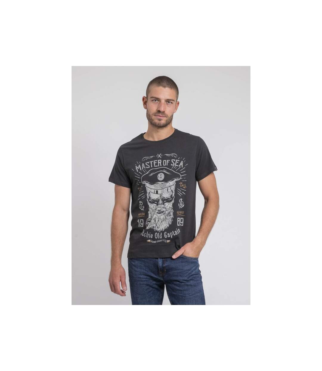 T-shirt col rond pur coton JIMOSCAR