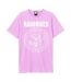 T-shirt adulte rose Amplified