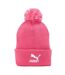 Mens Core Pom Pom Knitted Beanie Pink Puma-1