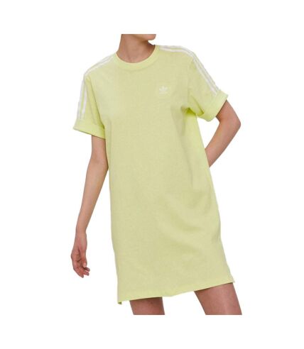 Robe Jaune Femme Adidas Tee Dress - 12A