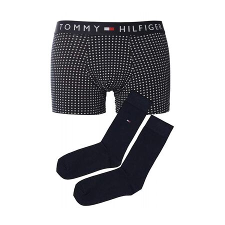 Coffret Boxer + Chaussettes Marine Homme Tommy Hilfiger Trunk - L