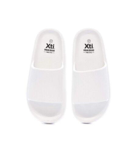 Claquettes blanches femme xti 44489 - 36