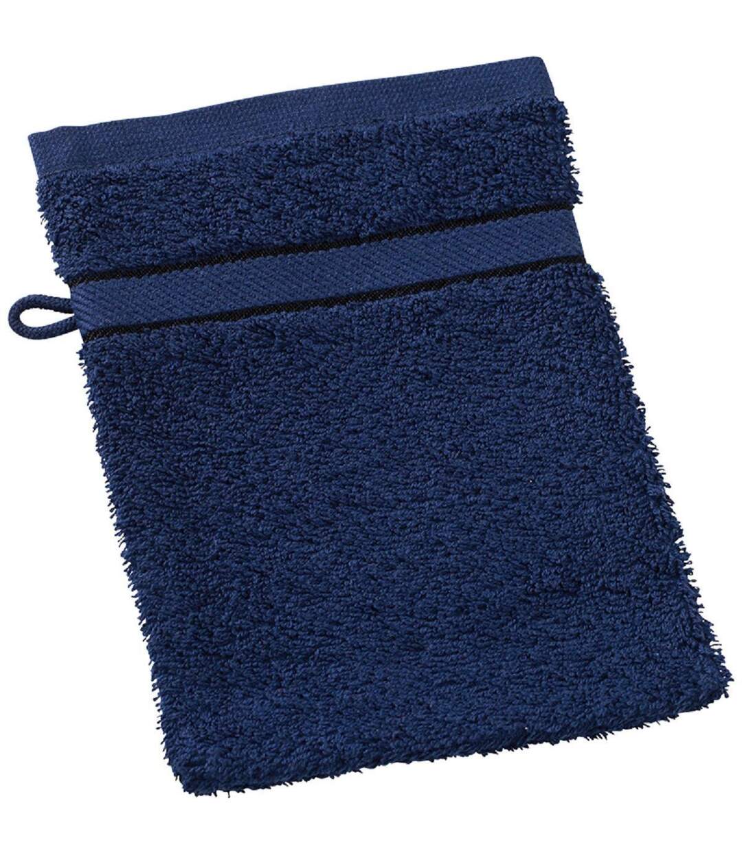 Gant de toilette - éponge - MB435 - bleu marine-1