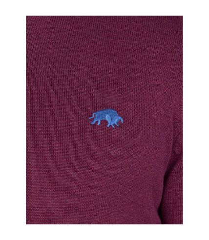 Pull classic homme bordeaux Raging Bull