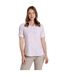 Womens/ladies Gisele Regular Shirt Corsage Pink Craghoppers-1