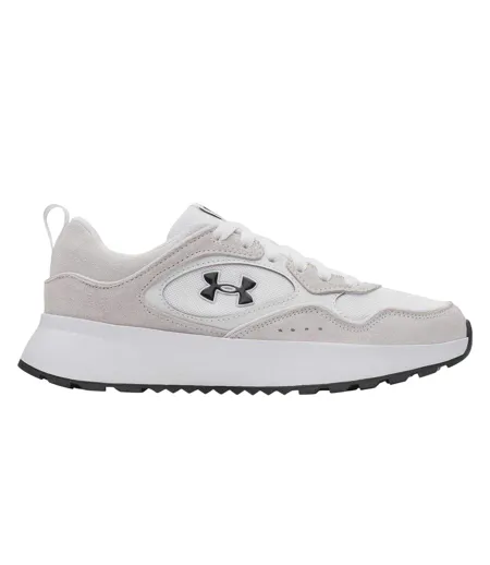 Womens/ladies Mirage Low Cut Trainers White Grey Black Under Armour