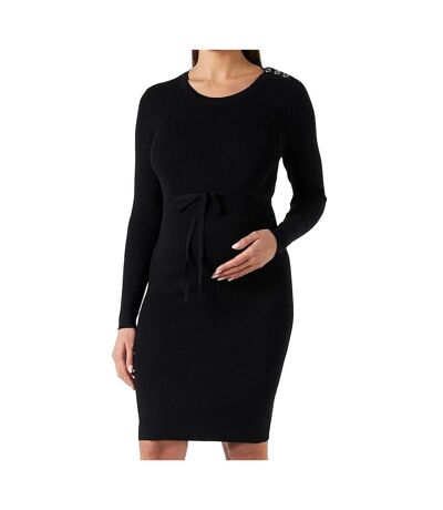 Robe de Grossesse Noire Femme Mamalicious Jacina - L