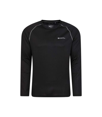 Mountain Warehouse Mens Endurance Long-Sleeved T-Shirt (Jet Black) - UTMW111