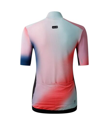Womens/ladies Aep Stimulus Iii Gradient Cycling Jersey Multicoloured Dare 2B