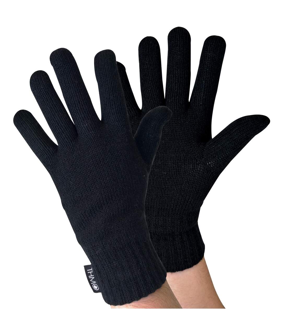 Mens Thinsulate Hat and Gloves Set | THMO | Acrylic Knitted Hat & Gloves for Winter - L/XL-2