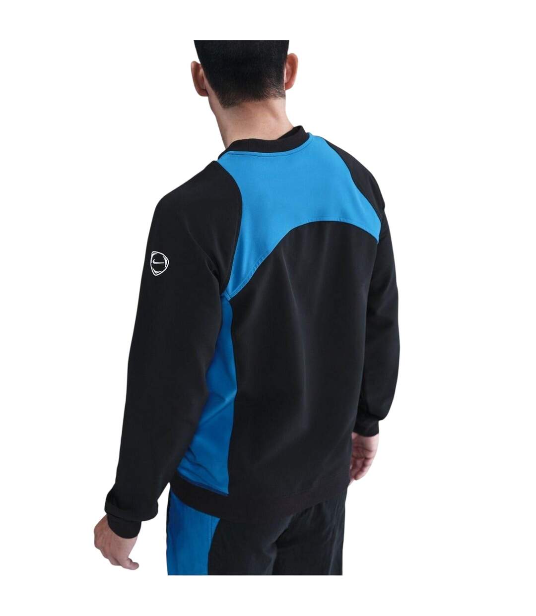 Sweat Manches Longues Entraînement Third Adulte Noir Bleu Nike-3
