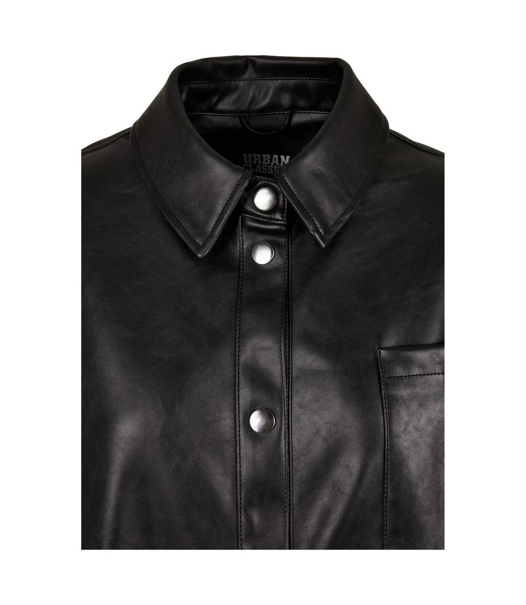 Surchemise Femme Noir Urban Classics-3