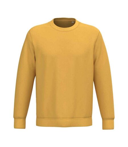 Unisex Adult Crew Neck Sweatshirt Sun Yellow Native Spirit