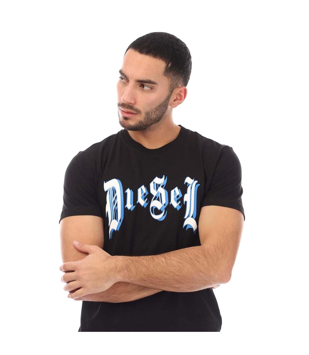 T-shirt T Diegor Homme Noir Diesel-4