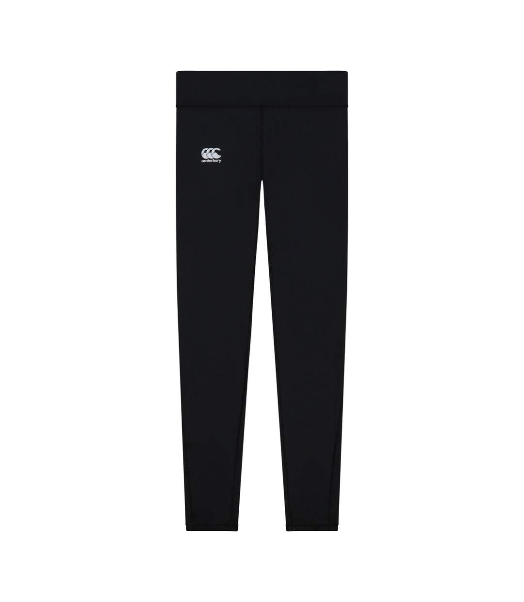 Womens/ladies Vapodri Full Length Leggings Jet Black Canterbury-1