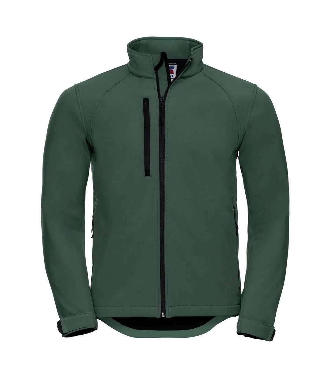 Veste Softshell Résistante À L'eau Et Au Vent Pour Hommes Vert Russell-1