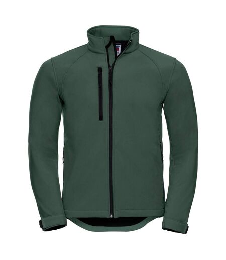 Veste Softshell Résistante À L'eau Et Au Vent Pour Hommes Vert Russell