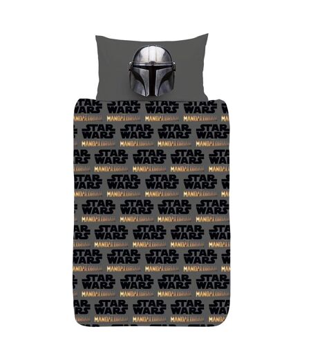 Helmet Reversible Duvet Set Multicoloured Star Wars The Mandalorian