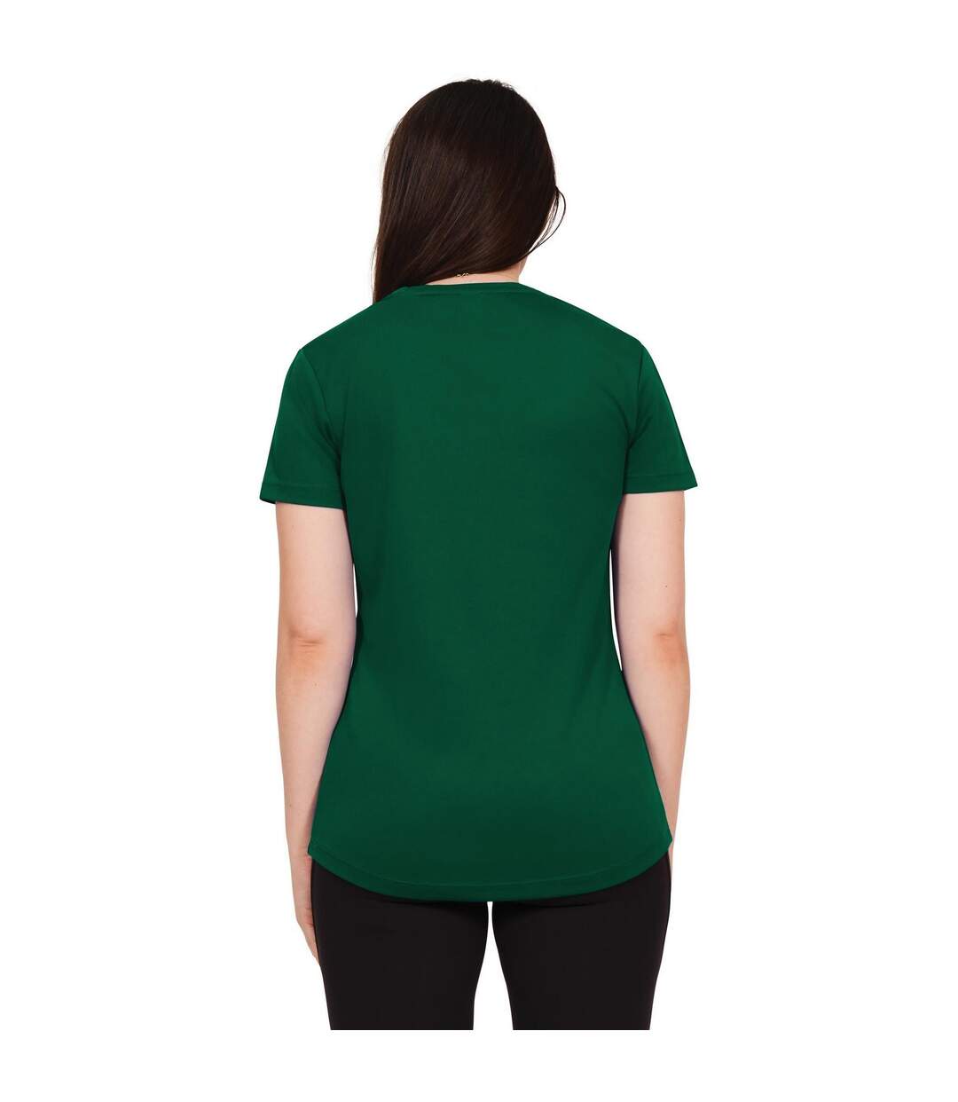 T-shirt original tech femme vert forêt Casual Classics