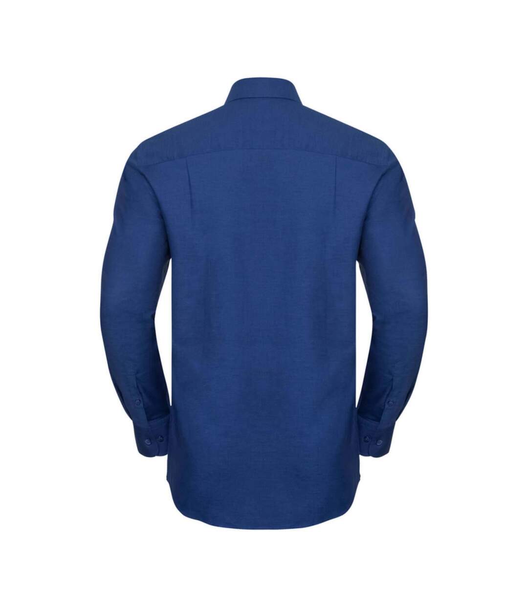 Russell Collection Mens Long Sleeve Easy Care Oxford Shirt (Bright Royal) - UTBC1023-2