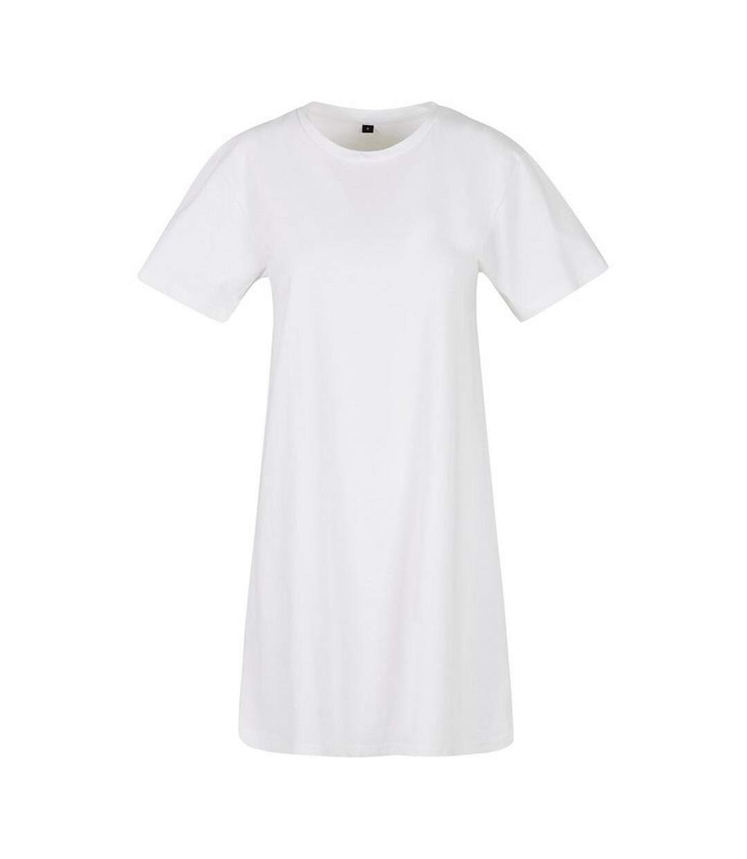 Robe t-shirt femme blanc Build Your Brand-1