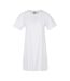 Robe t-shirt femme blanc Build Your Brand-1