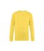Pull À Col Ras Du Cou King Pour Hommes Jaune B&C-1