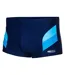 Short De Bain Aron Homme Bleu Marine Bleu Aqua Speed-1
