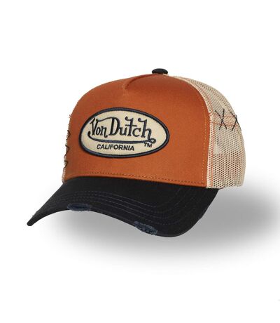 Casquette trucker avec filet adulte effet usé et patch brodé Used Vondutch
