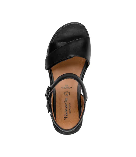 Sandales Cuir Compensées Tamaris Comfort