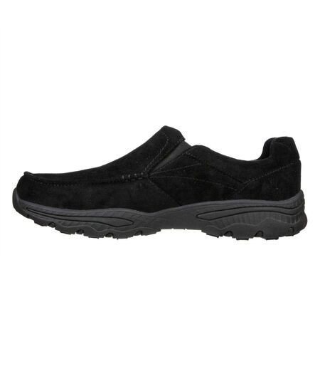 Mens Garvis Relaxed Fit Trainers Black Skechers