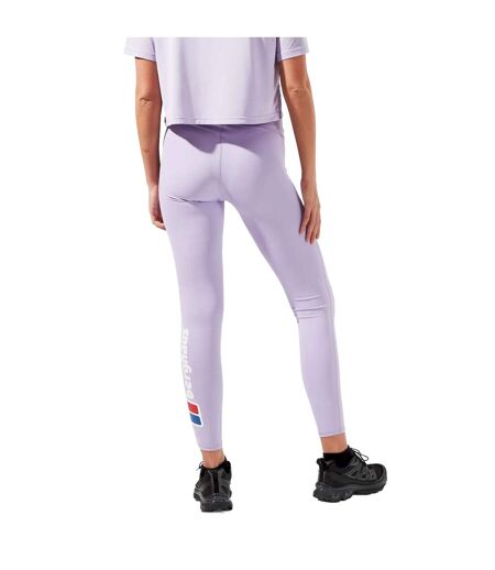 Womens/ladies core logo leggings purple Berghaus