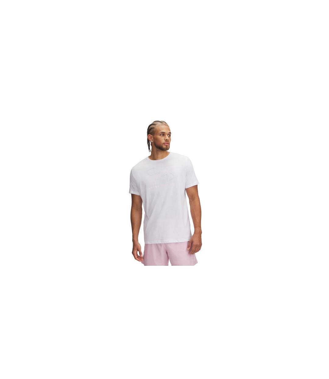 Mens Foundation Updates Gl Short-sleeved T-shirt White Under Armour-1