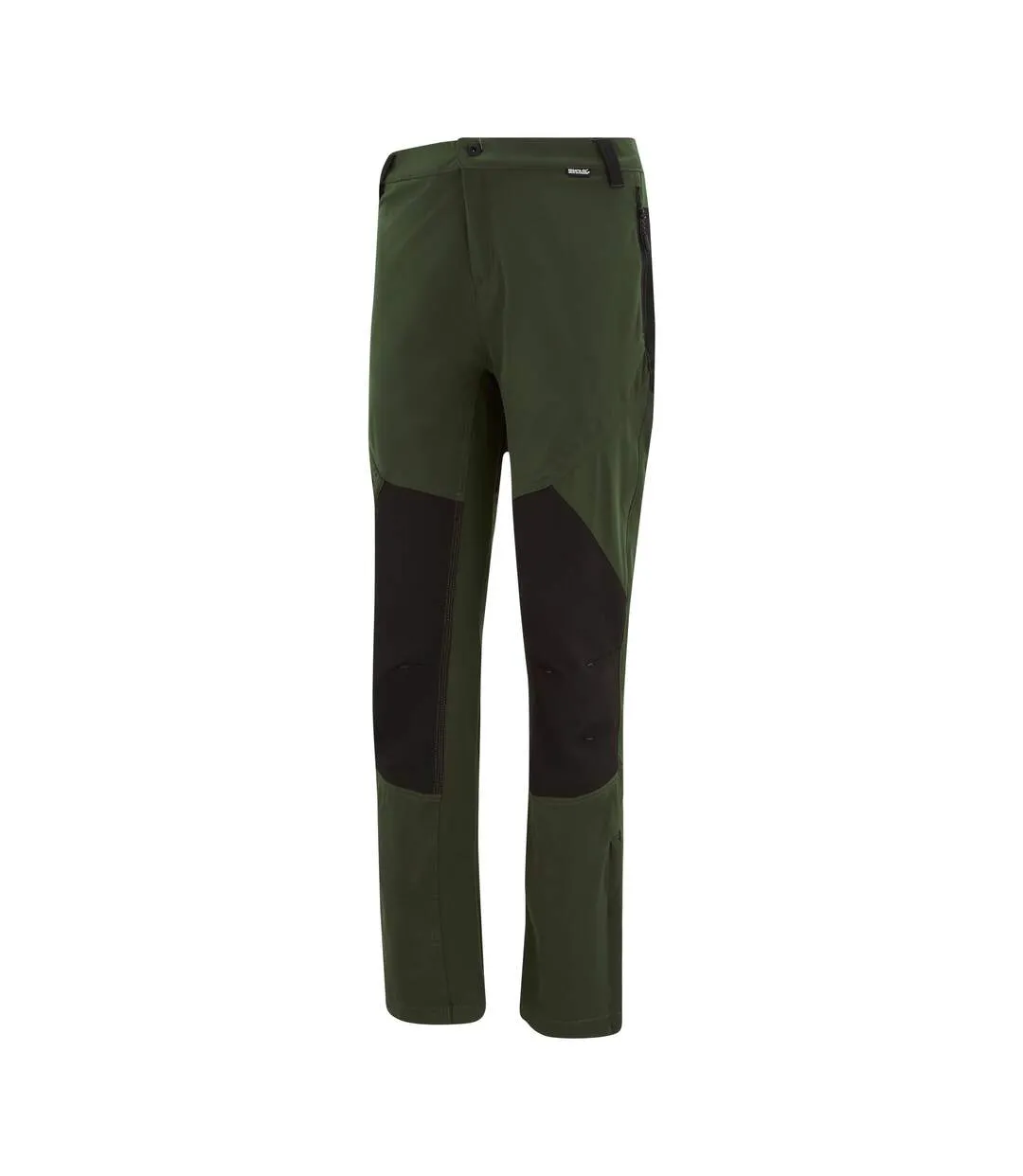 Pantalon De Randonnée Questra Pour Homme Kaki Foncé Noir Regatta-4