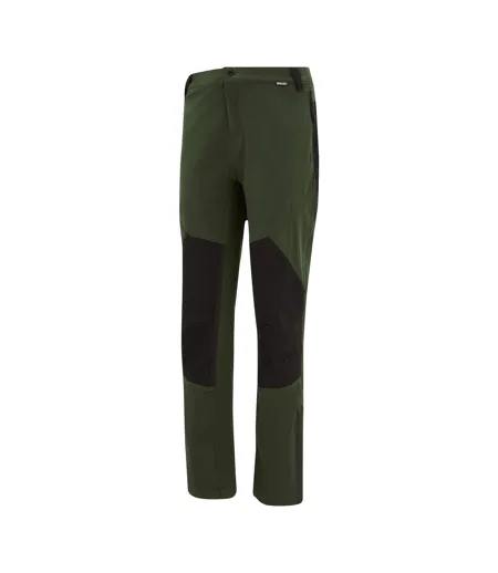 Pantalon De Randonnée Questra Pour Homme Kaki Foncé Noir Regatta