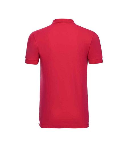 Polo homme rouge classique Russell