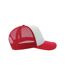 Casquette Trucker Motif/style 5 Panneaux Rapper-s Adulte Blanc Rouge Atlantis-3
