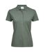 Polo Luxury Femme Vert De Gris Tee Jays-1