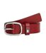Ceinture bordeaux femme tommy hilfiger oval 3.0 - t 80-1