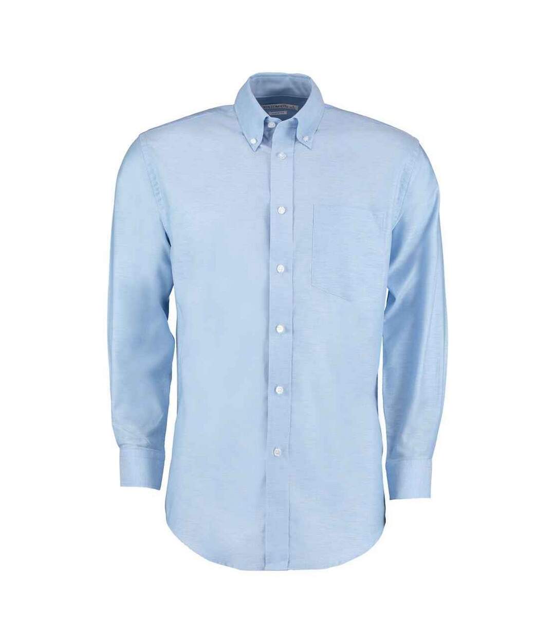 Chemise Manches Longues Homme Bleu Clair Kustom Kit-1