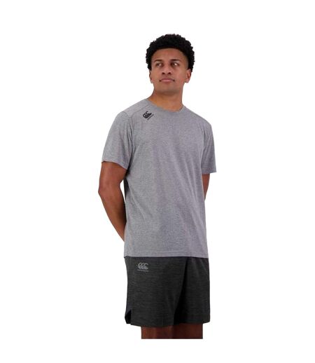 T-shirt Motif/style Logo Tempo Adulte Gris Chiné Canterbury