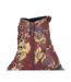 Womens/ladies Ambretta Floral Zip Boots Burgundy Cipriata-3