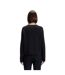 Womens/ladies Febisan Knitted Sweatshirt Black Boss-2